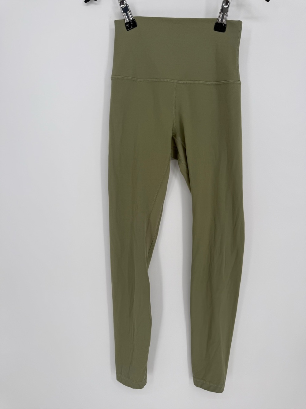 Lululemon Olive Green High Rise Leggings Size 2 W5CTB6 Yoga Workout Pants